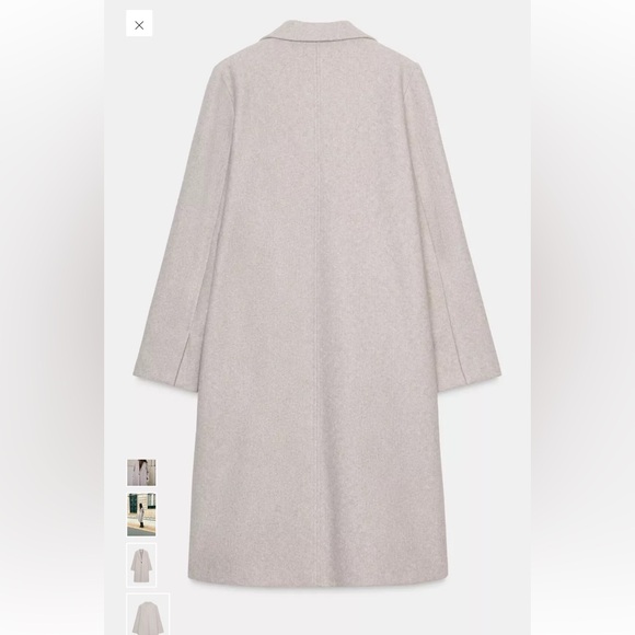 Zara Basic Soft Coat - Picture 4 of 8